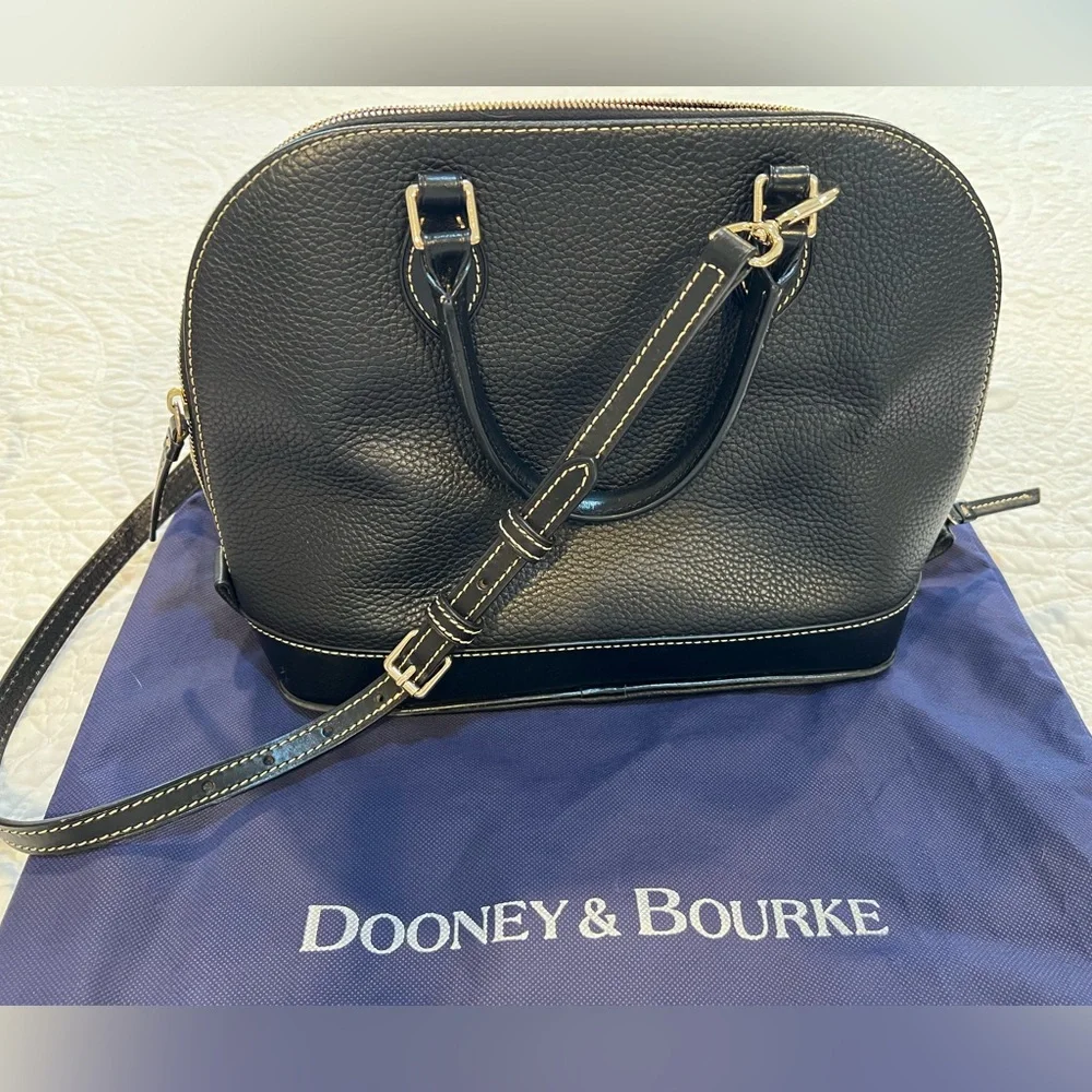Dooney & Bourke Signature Zip Zip Satchel - Picture 4 of 9